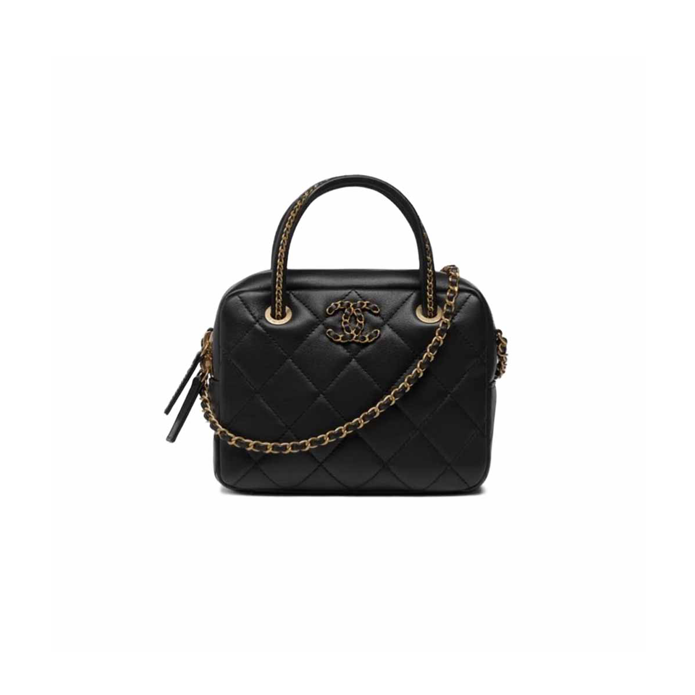 CHANEL 25C PORTABLE 19 CAMERA BAG (18.5*14*7cm)